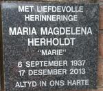 HERHOLDT Maria Magdelena 1937-2013