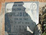 VILJOEN Magdalena Julia geb. DU TOIT 1914-1979