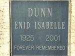 DUNN Enid Isabelle 1925-2001