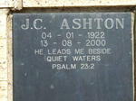 ASHTON J.C. 1922-2000