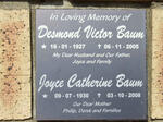 BAUM Desmond Victor 1927-2005 & Joyce Catherine 1930-2008