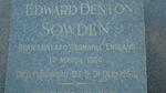 SOWDEN Edward Denton 1884-1958