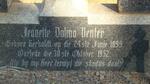 VENTER Jeanette Dalina nee HERHOLDT 1895-1952