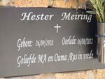 MEIRING Hester 1928-2012