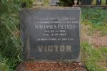 VICTOR Johannes Petrus 1919-1957