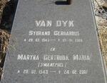 DYK Sybrand Gerhardus, van 1943-2005 & Maryna Gertruida Maria SWANEPOEL 1949-2007