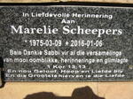 SCHEEPERS Marelie 1975-2016