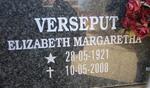 VERSEPUT Elizabeth Margaretha 1921-2008