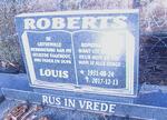 ROBERTS Louis 1931-2017