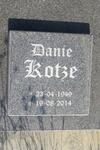 KOTZE Danie 1949-2014