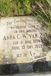 ZYL Anna C.W., van 1874-1952