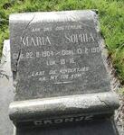CRONJE Maria Sophia 1904-190?