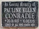 CONRADIE Pauline Ellen 1927-2015