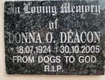 DEACON Donna O. 1924-2005