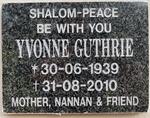 GUTHRIE Yvonne 1939-2010