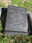 MARAIS Petrus Johannes 1895-1981 & Lovedy Lilian 1894-1986