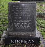 KIRKMAN Arnold Mortimer 1896-1973 & Susanna Helena BOTHA 1911-2004