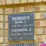 HENRICO Hans J. 1935-2015 & Catherina A. 1936-2021