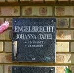 ENGELBRECHT Johanna 1927-2012
