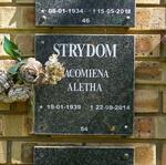 STRYDOM Jacomiena Aletha 1939-2014