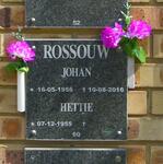 ROSSOUW Johan 1956-2016 & Hettie 1955-