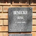 BENECKE Rita 1946-