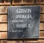 GIBSON Andre J.A. 1955- & Meisie E. 1960-