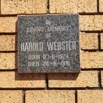 WEBSTER Harold 1924-1991