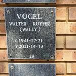 VOGEL Walter Kuyper 1941-2021