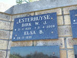ESTERHUYSE Dirk W.J. 1935-2008 & Elsa B. 1939-