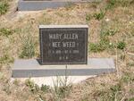 ALLEN Mary nee WEED 1919-1995