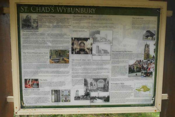 Wybunbury, St.Chad's History Plaque
