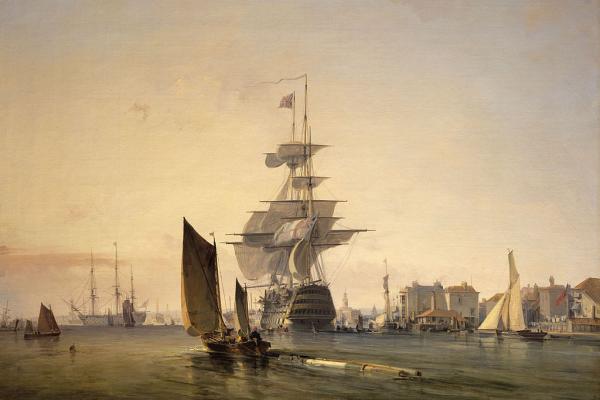 Portsmouth, HMS Britannia 1820