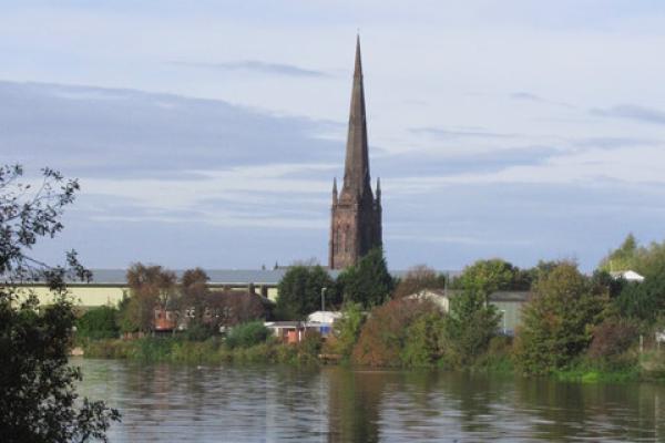 Warrington, St.Elphin's and the River Mersey