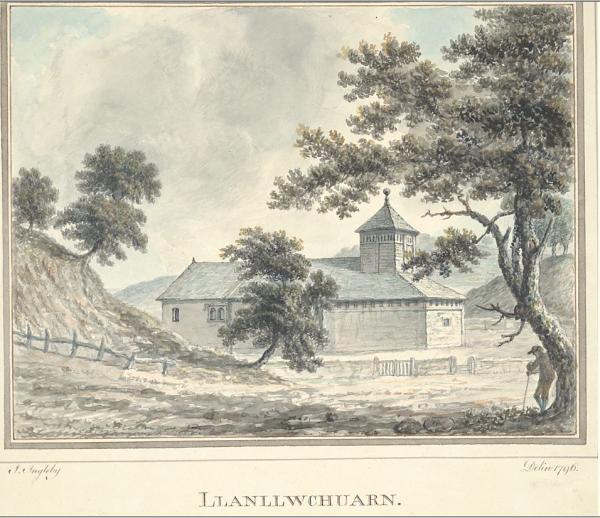 Llanllwchaearn, St.Llwychaiarn's Church (historical)