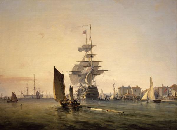 Portsmouth, HMS Britannia 1820